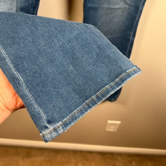 Frame Le Crop Mini Boot Jeans Womens Size 28 High Rise Blue Medium Wash Denim - Picture 6 of 10